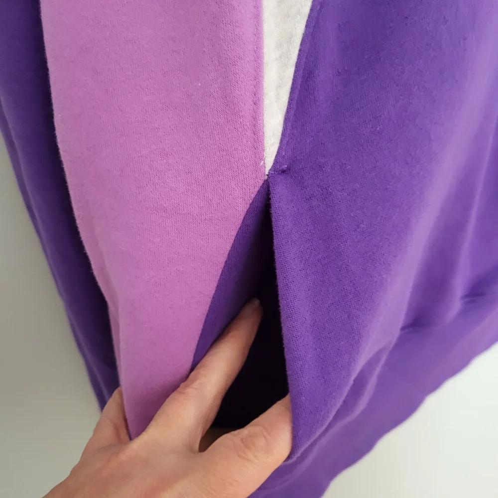 Fabletics Forever Fleece Hoodie Sweatshirt Cozy Medium Purple Athleisure Pocket - Picture 5 of 12